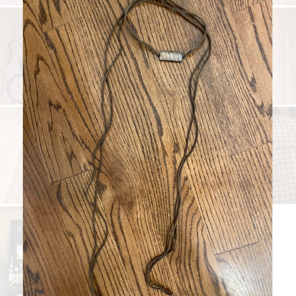 Brown Suede Wrap Bracelet/Necklace